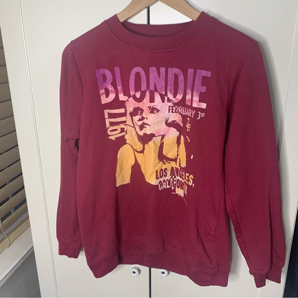 Women’s Blondie Rock Band Graphic Crewneck Sweatshirt